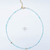 Amazonite stone necklace