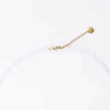 Moonstone necklace with gold-plated pendant