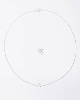 Minimal silver necklace with a star