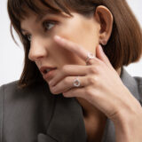 Karma silver ring