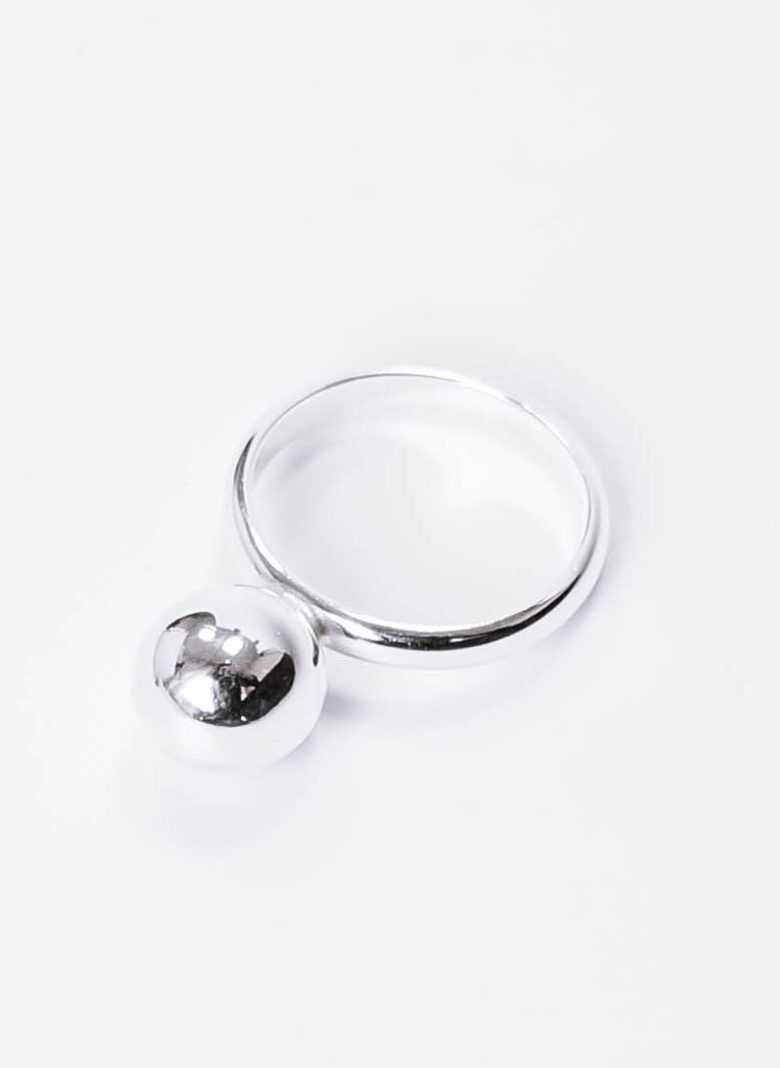SIlver ring with big bubble