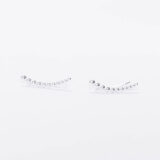 925 silver bubble climber earrings