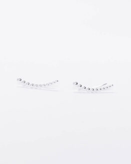 925 silver bubble climber earrings