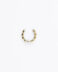 Bubble gold-plated silver ear cuff