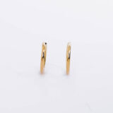 Medium sgold-plated silver hoop earrings
