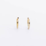 Small gold-plated silver hoop earring