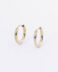 Small gold-plated silver hoop earring