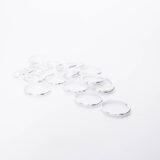 Minimal plain silver ring