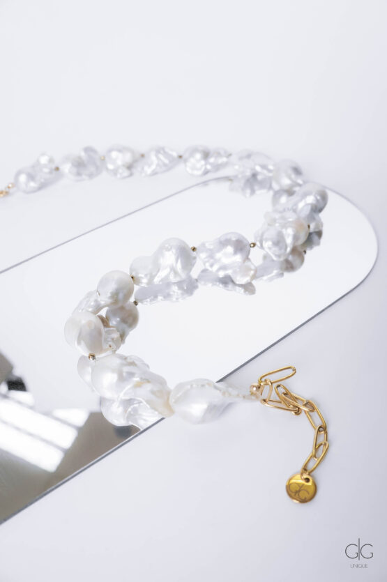 Exclusive baroque pearl necklace - GG UNIQUE