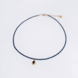 Dark blue zircon stone necklace - GG UNIQUE