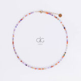 Colorful zircon stone necklace - GG UNIQUE
