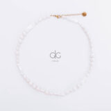 Different shape pearls necklace- GG UNIQUE