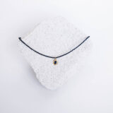 Dark blue zircon stone necklace - GG UNIQUE