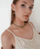 Gold-plated hoops with pendants - GG UNIQUE
