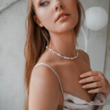 Different shape pearls necklace - GG UNIQUE