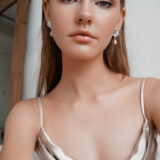 Silver and gold moon earrings - GG UNIQUE