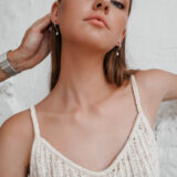 Hoops with pearls in silver - GG UNIQUE