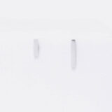 Asymmetrical bar earrings in silver - GG UNIQUE