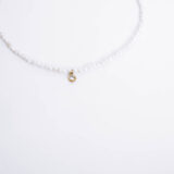 Elegant pearl necklace with zircon pendant - GG UNIQUE