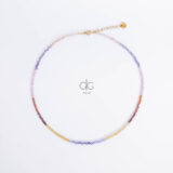 Colorful zircon stone necklace - GG UNIQUE