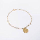 Stylish chain necklace with pendant - GG UNIQUE