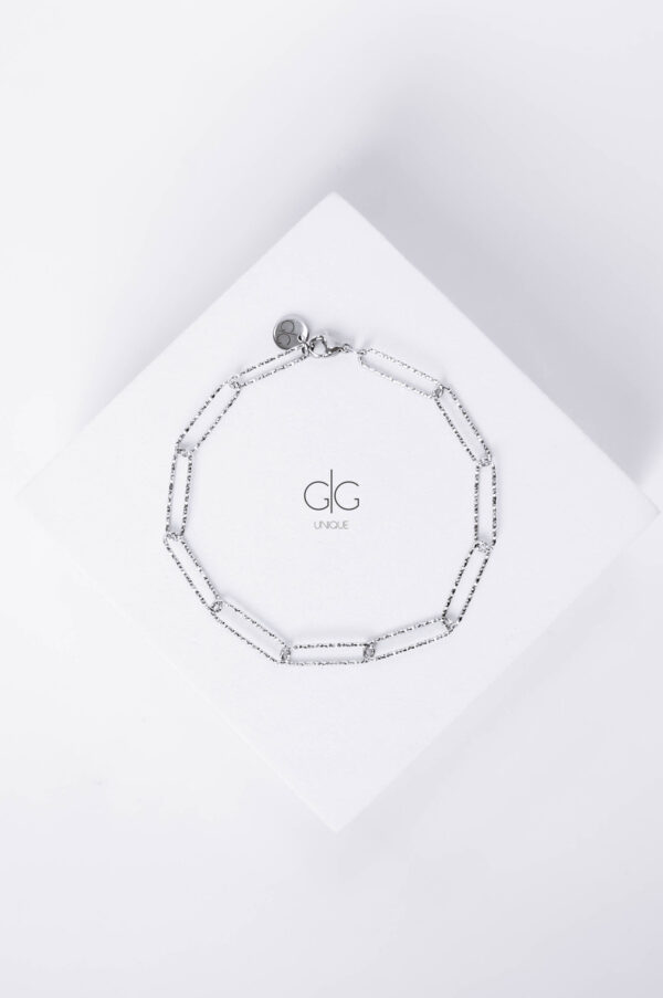 Shiny stainless steel chain bracelet - GG UNIQUE