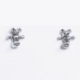 Silver tiny mice earrings - GG UNIQUE