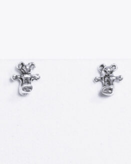 Silver tiny mice earrings - GG UNIQUE