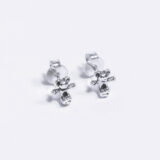 Silver tiny mice earrings - GG UNIQUE