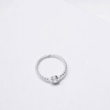 Silver twisted ring - GG UNIQUE