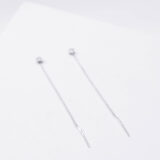 Long earrings with zircon stone - GG UNIQUE