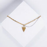 Gold-plated chain with heart - GG UNIQUE