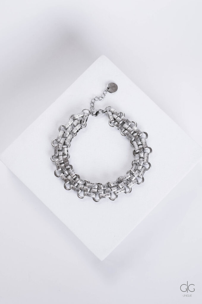 Stylish stainless steel chain bracelet - GG UNIQUE