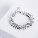 Stylish stainless steel chain bracelet - GG UNIQUE