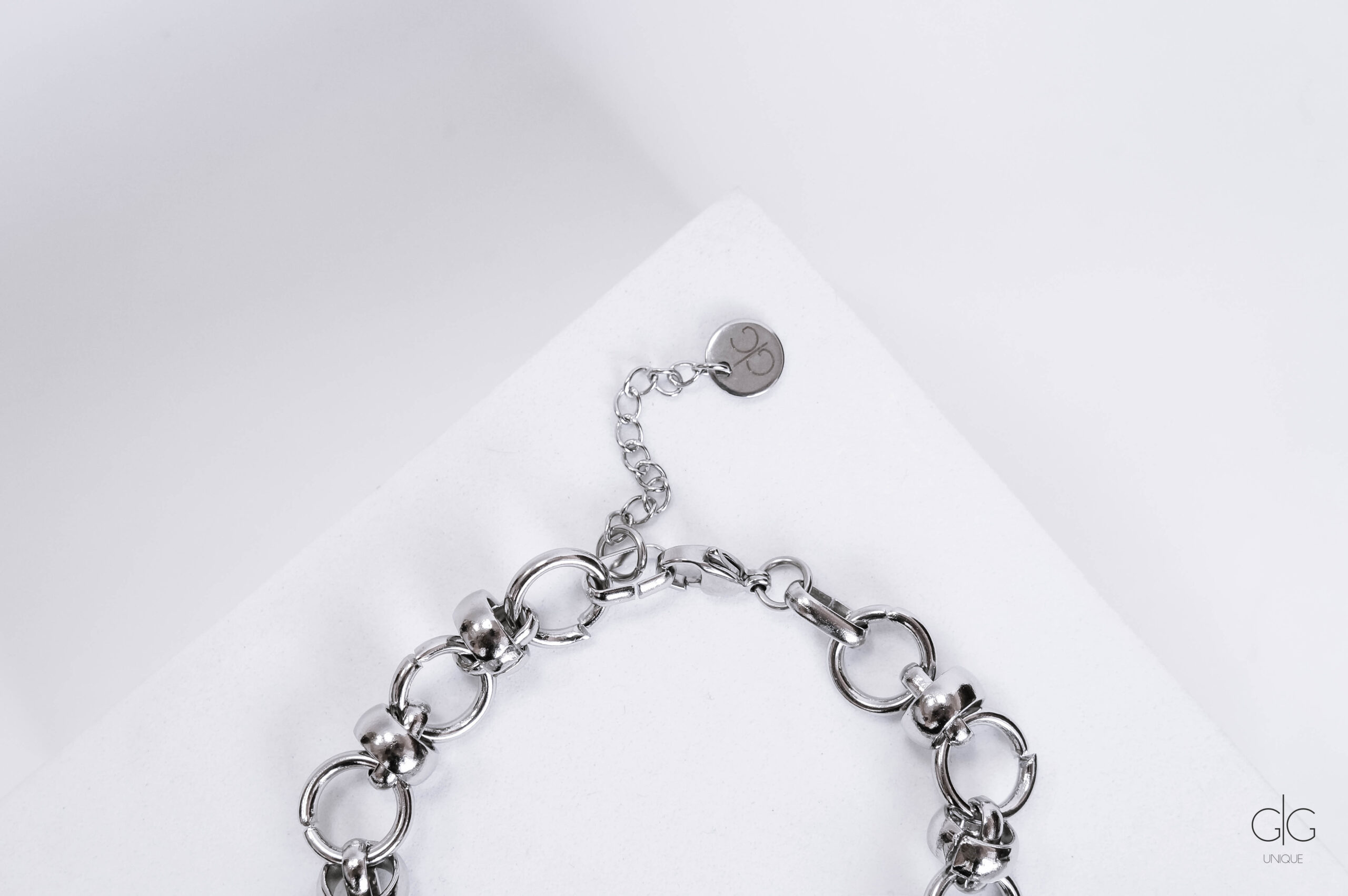 Stainless steel chain bracelet - GG UNIQUE