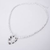 Pearl necklace with unique 925 silver detail - GG UNIQUE