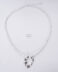 Pearl necklace with unique 925 silver detail - GG UNIQUE