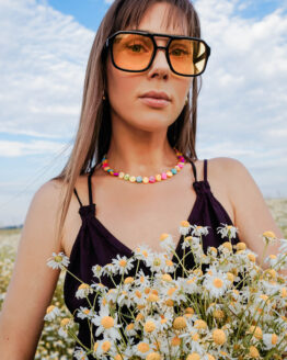 colorful coin shell necklace – GG UNIQUE