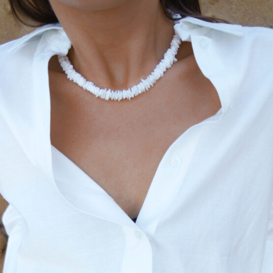 White Shell Necklace - GG UNIQUE