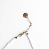 White crystal necklace with freshwater pearl – GG UNIQUE