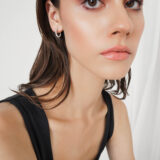 Silver Hoop Earrings with Bubbles - GG UNIQUE
