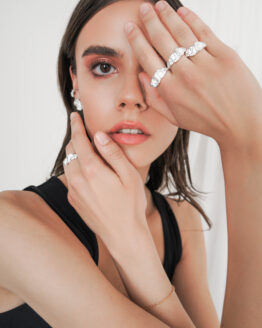 Irregular Shape Silver Ring - GG UNIQUE