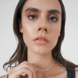 Silver Necklace With Hearts - GG UNIQUE