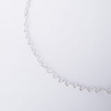 Silver Necklace With Hearts - GG UNIQUE