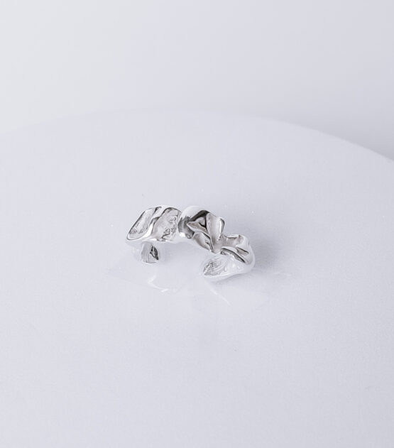 Irregular 925 Silver Ear Cuff - GG UNIQUE