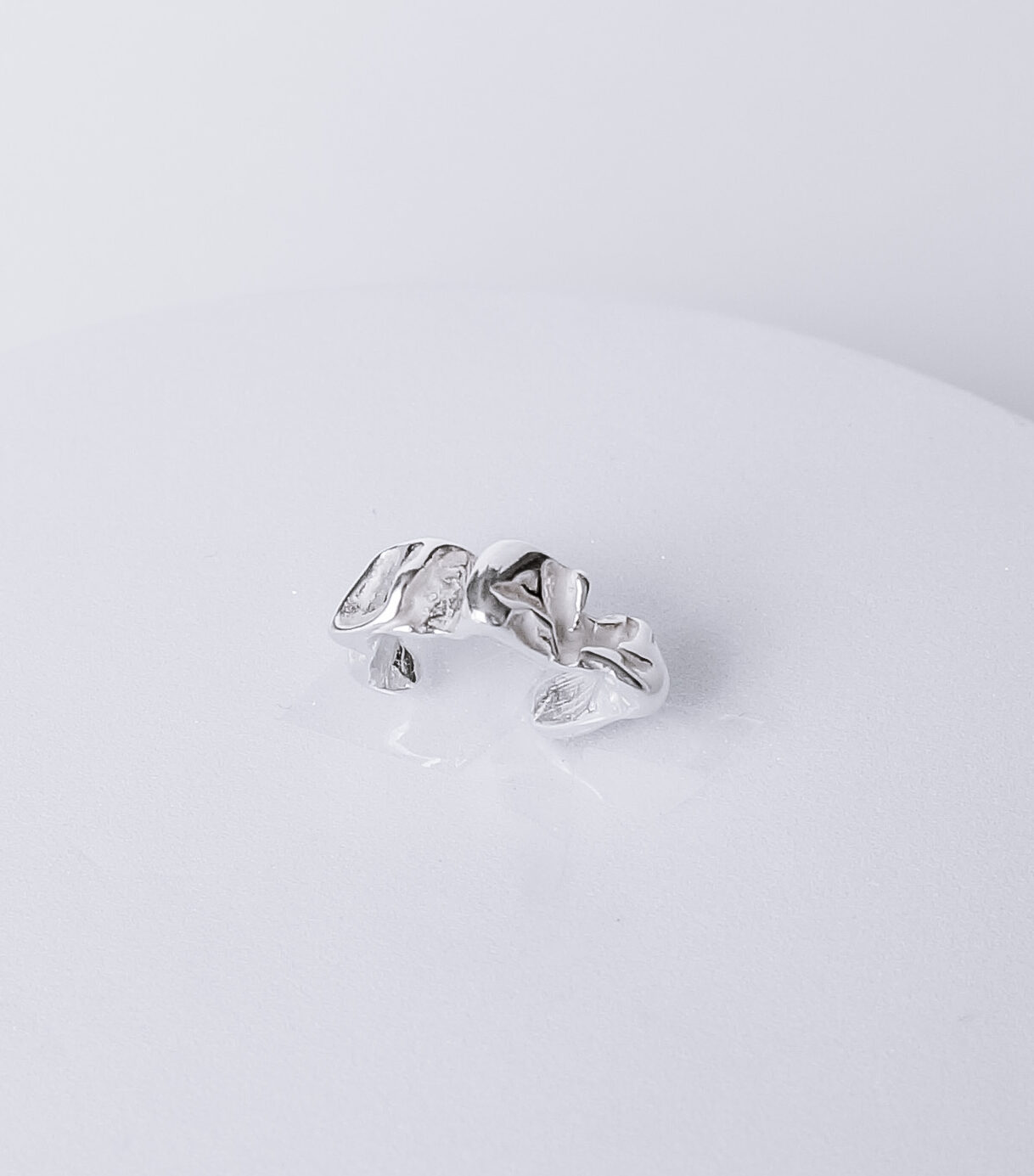 Irregular 925 Silver Ear Cuff - GG UNIQUE