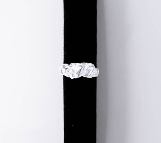 Irregular Shape Silver Ring - GG UNIQUE