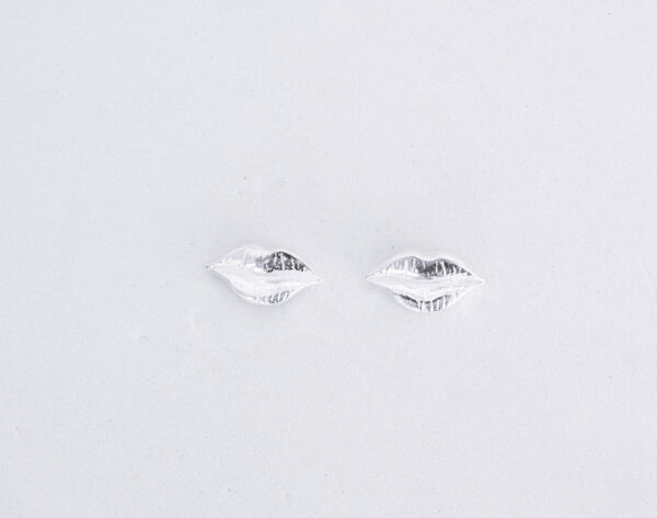 Silver Lips Earrings- GG UNIQUE