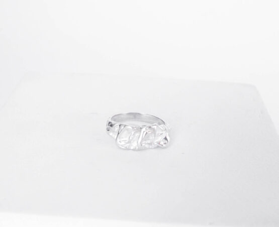 Irregular Shape Silver Ring - GG UNIQUE