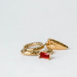 Versatile Heart and Zircon earrings - GG UNIQUE